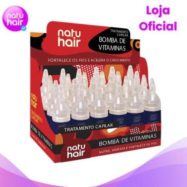 Imagem de Ampola de Tratamento Capilar Bomba de Vitaminas Natuhair 10ml - (6 UN)