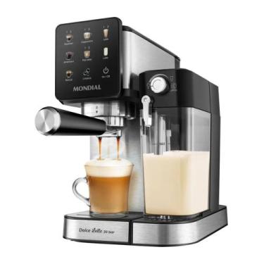 Imagem de Cafeteira Espresso Mondial Dolce Latte 1350W Preto/Inox 220V C-28-ECL,