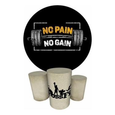 Imagem de Trio Capas Cilindro + Painel Redondo 1,50m Academia - Fadrix, K1ACA000