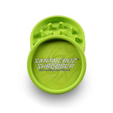 Imagem de Santa Cruz Shredder Moedor para especiarias e ervas, topo serrilhado para aderência mais forte, 2 peças, médio 2,2 (verde limão)