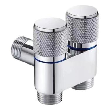 Imagem de Registro 2 Saídas 1/2 Máquina De Lavar Ducha Higiênica Metal - RENMAX 