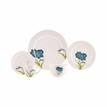 Imagem de Jogo De Jantar 30 Peças Amarilis Porcelana Real By Schmidt