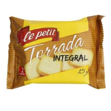 Imagem de TORRADA INTEGRAL SACHÊ 15g (CAIXA COM 100 UNIDADES) - LE PETIT