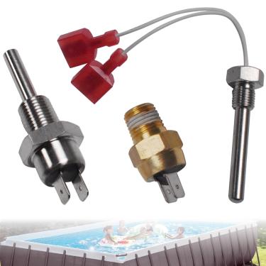 Imagem de GaofeiLTF Sensor de combustão Stack 42002-0024S Interruptor de limite alto 42001-0063S Termistor de aquecedor 42001-0053S Kit de reparo de aquecedor de piscina adequado para aquecedores de piscina e