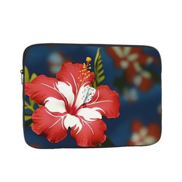 Imagem de Capa para laptop com flores do Havaí, bolsa para laptop, capa protetora para notebook de 13 polegadas