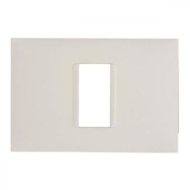 Imagem de Espelho placa Pial Plus+ Br 4X2 1Mod.Horz 8501Bc, Branco