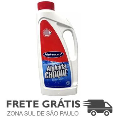 Imagem de Algicida Choque e Limpeza Piscina Hidroazul Elimina Algas 1L