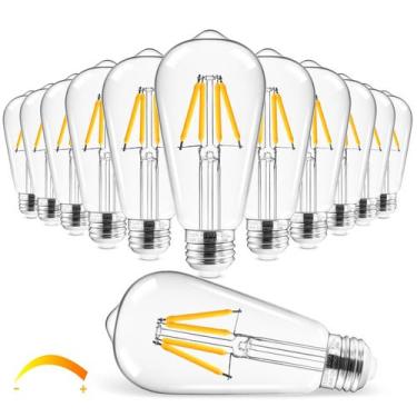 Imagem de Lâmpada LED Hizashi Edison 40W 2700K branca quente E26 regulável