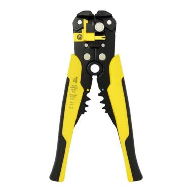 Imagem de Alicate Decapador 3 em 1 Profissional Automático – Descascador, Cortador e Crimpador com Ajuste Preciso para Fios Elétricos, Terminais e Cabos - Linha Premium