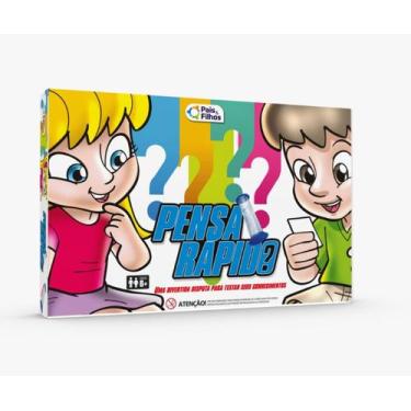 Imagem de Jogo Educativo Pensa Rápido Adolescentes Jovens Idosos - Pais & Filhos