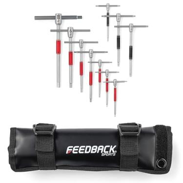 Imagem de Feedback Sports | Kit de cabo em T modular hexagonal + conjunto de chaves Torx | Inclui 10 ferramentas (7 chaves hexagonais e 3 Torx) | Para manutenção e reparo de bicicletas