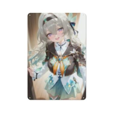 Imagem de Hot Sexy Anime Girl Poster Art Poster Tin Sign Vintage Wall Art Decoration Poster 20.3x30.5 cm, AH540