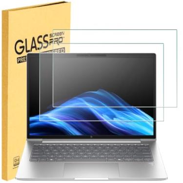 Imagem de Pacote com 2 protetores de tela de vidro temperado para HP ZBook Firefly 14 G9 G10 G11/Zbook Ultra 14 G1a, OmniBook X 35.6 cm/OmniBook Ultra 35.6 cm 14-fe0087nr 14-fe100 14t-fh000 14-fh0047nr 14-fe100