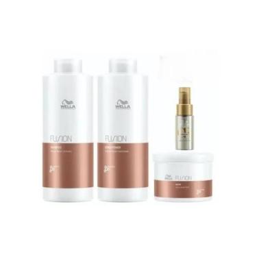 Imagem de Wella Fusion Sh 1000ml + Cond 1000ml + Masc 500ml + Oleo Light 30ml - 