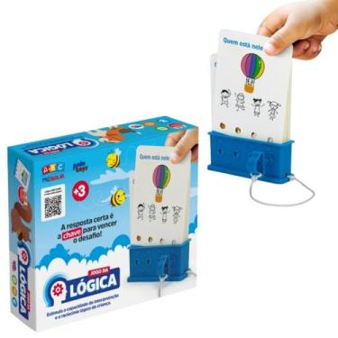Imagem de Brinquedo Jogo Da Lógica Paki Toys Estimula O Raciocínio Da Criança - 