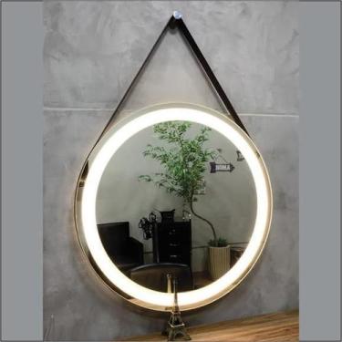 Imagem de Espelho de Led Redondo Versallys Beauty 80x80 Branco Frio