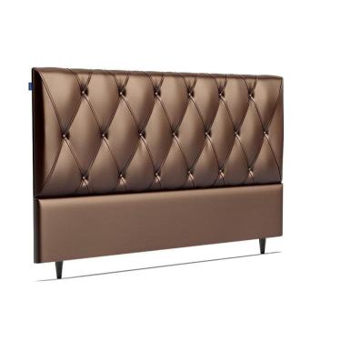 Imagem de Cabeceira Murat Facto Nero Queen (8x160x120) - Ortobom