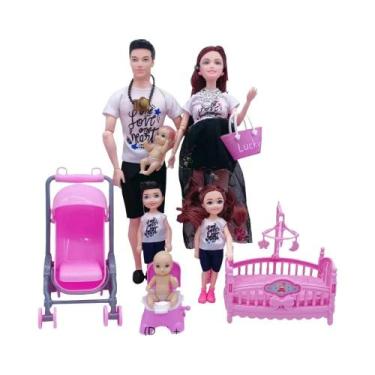 Imagem de Boneca Grávida De 11,5 Polegadas Com Carrinho, Cama E Cadeira, Acessór