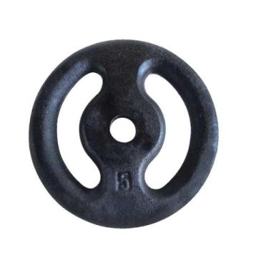 Imagem de Anilha Ferro Fundido Pintada Academia 5,0 Kg - ANILHAS FITNESS
