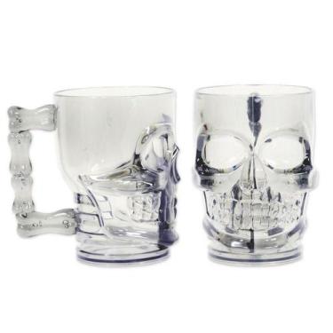 Imagem de Canecão Caveira Para Chopp Cerveja - 500 Ml - YAAY