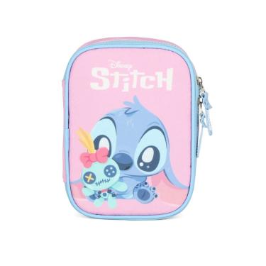 Imagem de Estojo Escolar Box Stitch Disney Infantil Meninas 100 pens