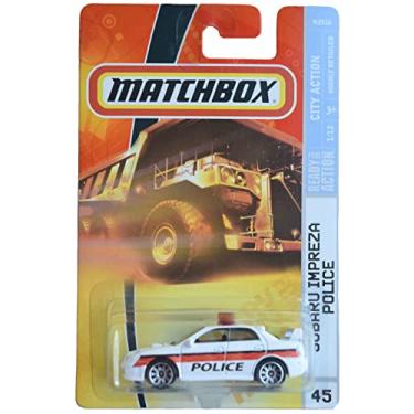 Imagem de Matchbox Subaru Impreza Police, escala 1:64, pronto para a ação