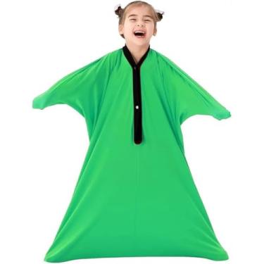 Imagem de Meias Sensoriais De Corpo Inteiro Para Crianças, Meias Sensoriais De Corpo Inteiro Para Crianças, Envoltório De Corpo Inteiro Para Meninos Meninas Adultos Autismo, Alívio Do E, Grün, XL