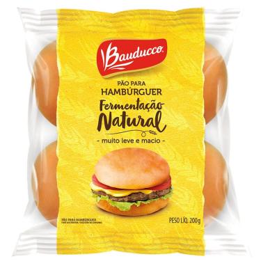 Imagem de Pão de Hambúrguer Bauducco Fermentação Natural 200g