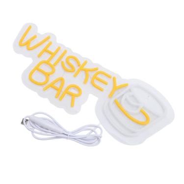 Imagem de Luocute Luz de Sinal de Néon LED, Decoração de Parede de Neon de Whisky Bar, Alimentada por USB, Com Brilho Ajustável para o Tavern Club Cafe