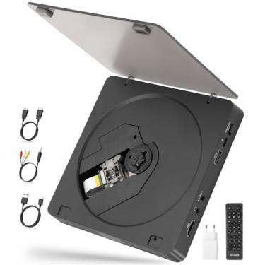 Imagem de Mini Leitor de DVD, Aparelho de DVD, 110-220V, Suporta Saída HDMI HD 1080P, DVD Player HDMI, Alto-Falantes Integrados