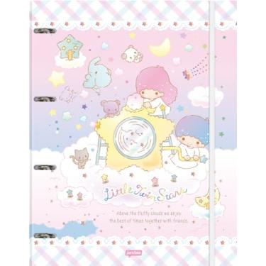 Imagem de Jandaia - Caderno Argolado Cartonado Universitário Hello Kitty e Amigos 80 folhas