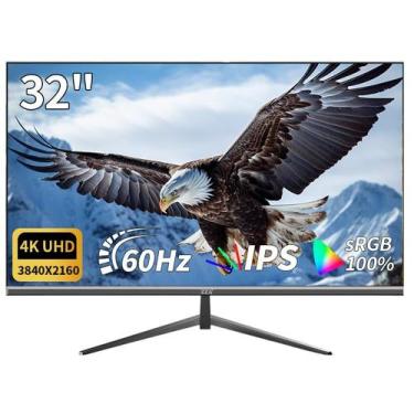 Imagem de Monitor ZZA 4K UHD de 32 polegadas (3840 x 2160) IPS 60 Hz AMD FreeSyn