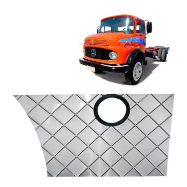 Imagem de Par Polaina Estribo MB 1113 2213, 1982 a 1988 Com Furo - Fabbof