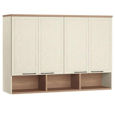 Imagem de Modulo Aéreo Doce Vida - 076733 Ponte 4 Portas MDF Santos Andirá