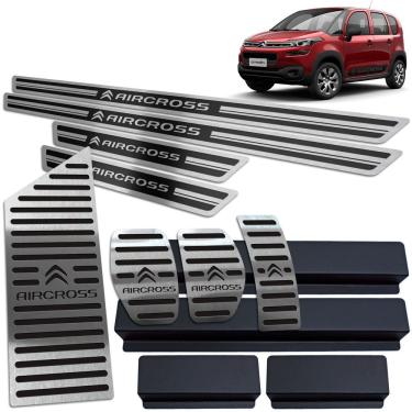 Imagem de Soleira Pedaleira Descanso Aircross 2017 A 2020 Preto Manual
