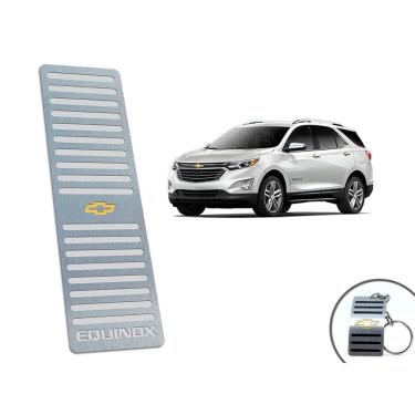 Imagem de Descanso De Pé Chevrolet Equinox 2018 2019 Aço Inox Prata