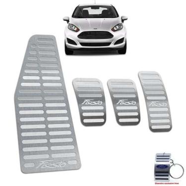 Imagem de New Fiesta 2014 a 2019 Descanso + Pedaleira Manual Prata