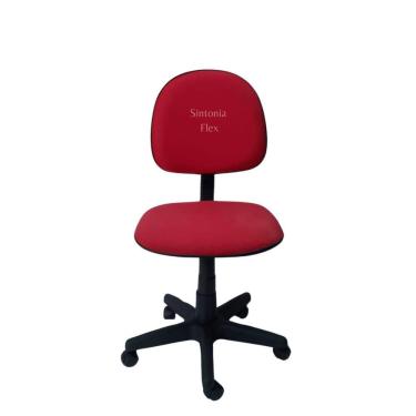 Imagem de Cadeira Executiva Giratoria Pistão A Gás Base Ferro Tecido