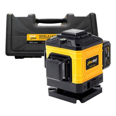 Imagem de Nível Laser 12 Linhas Luz Verde3d Recarregável Autonivelante