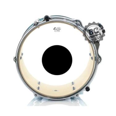 Imagem de Pele Encore Remo CS Clear Controlled Sound 13¨ com bola central e filme único (10596)