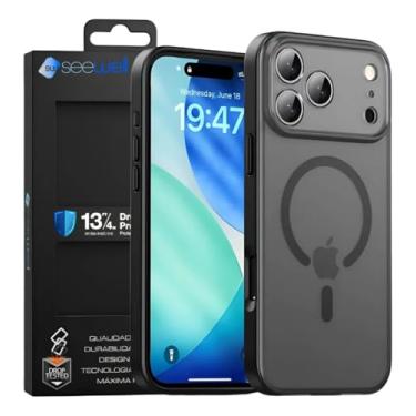 Imagem de Capa Capinha Phantom Magnetica Para iPhone 17 Air – Proteção Magnética Premium, Ultra Fina, Antiderrapante, Compatível com Carregamento Sem Fio, Transparente e Resistente a Impactos (Preto)