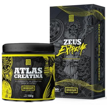 Imagem de Kit Zeus Extreme 60 Comps + Atlas Creatina 150g - Iridium Labs-Unissex
