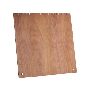 Imagem de Colaxi Suporte para exibição de colares, cabide de colares, suporte rústico de madeira para joias, organizador de joias para balcão de mesa, loja, show, casa