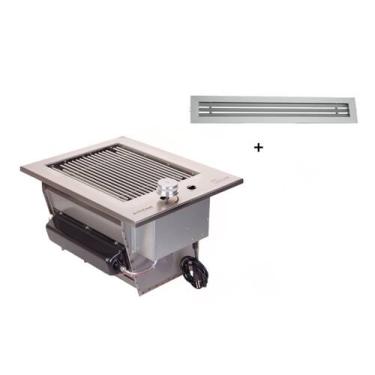 Imagem de Grill De Embutir Diamond Little Titan Gás Natural + Veneziana - Titan 