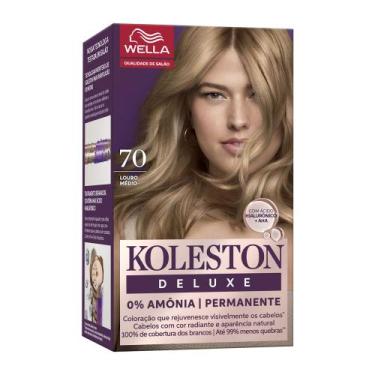 Imagem de Tintura Koleston Deluxe 0% Amônia Louro Médio 70