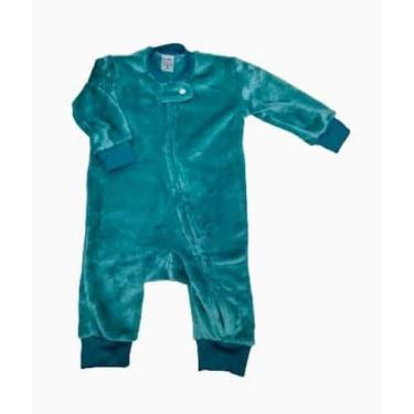 Imagem de Macacão Fleece Peluciado Quentinho Sem Touca Menina ou Menino - AVM Co