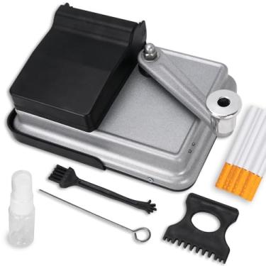 Imagem de Máquina de enrolar cigarros manual, estrutura de metal e plástico