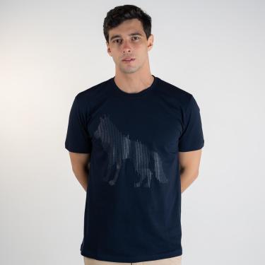 Imagem de Camiseta Acostamento Alto Relevo Azul Marinho-Masculino