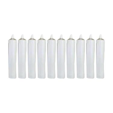 Imagem de UGPLM Tubos de tinta de alumínio vazios, embalagens de amostras, recipientes multifuncionais recarregáveis ​​para armazenar creme para as mãos, guaches para, 10 Unidades de 180ml