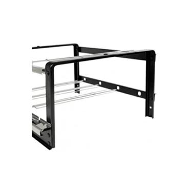 Imagem de Suporte Para Churrasqueira de Alvenaria Em Aço Reforçado Preto Kit 1006 – Giragrill